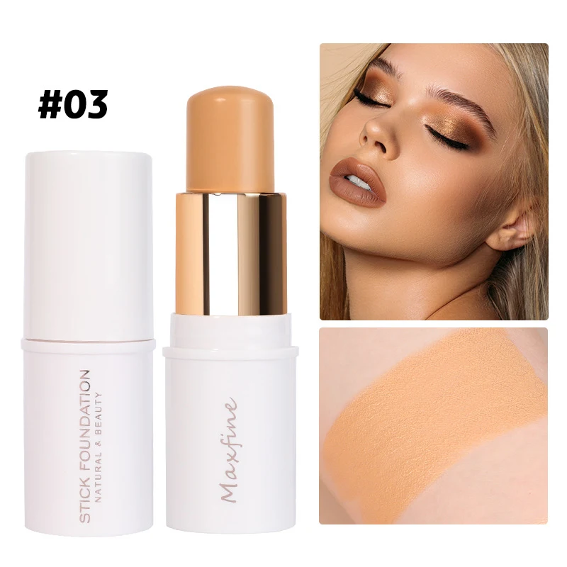 Moisturizing stick foundation covers dark circles and acne, providing lasting hydration and full coverage for a flawless — photo 2
