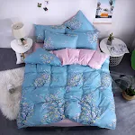 Jogo de cama de verão com aloe vera e algodão, quatro peças, perfeito para dormitórios estudantis, macio e respirável. — foto 13