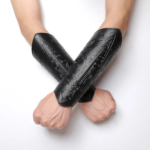 Title 8, Medieval Knight Hand Guard Cosplay Stage Props ...