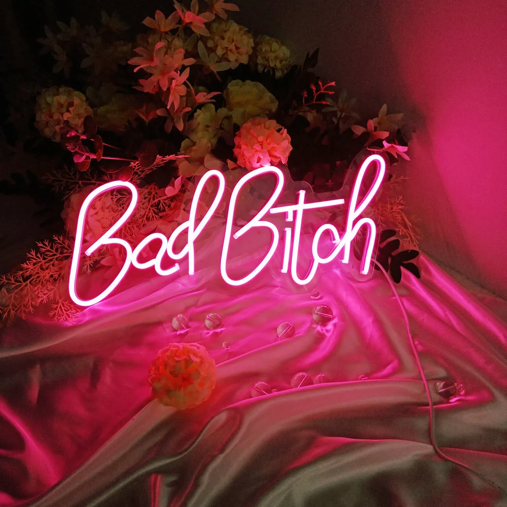 Title 3, New Creativity Letter Shape Decoration Neon Lig...