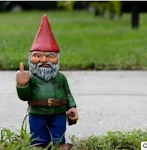 Ornamentos de jardim com simulação de fábrica, ideais para decoração de paisagens externas. Design único para seu jardim. — foto 3