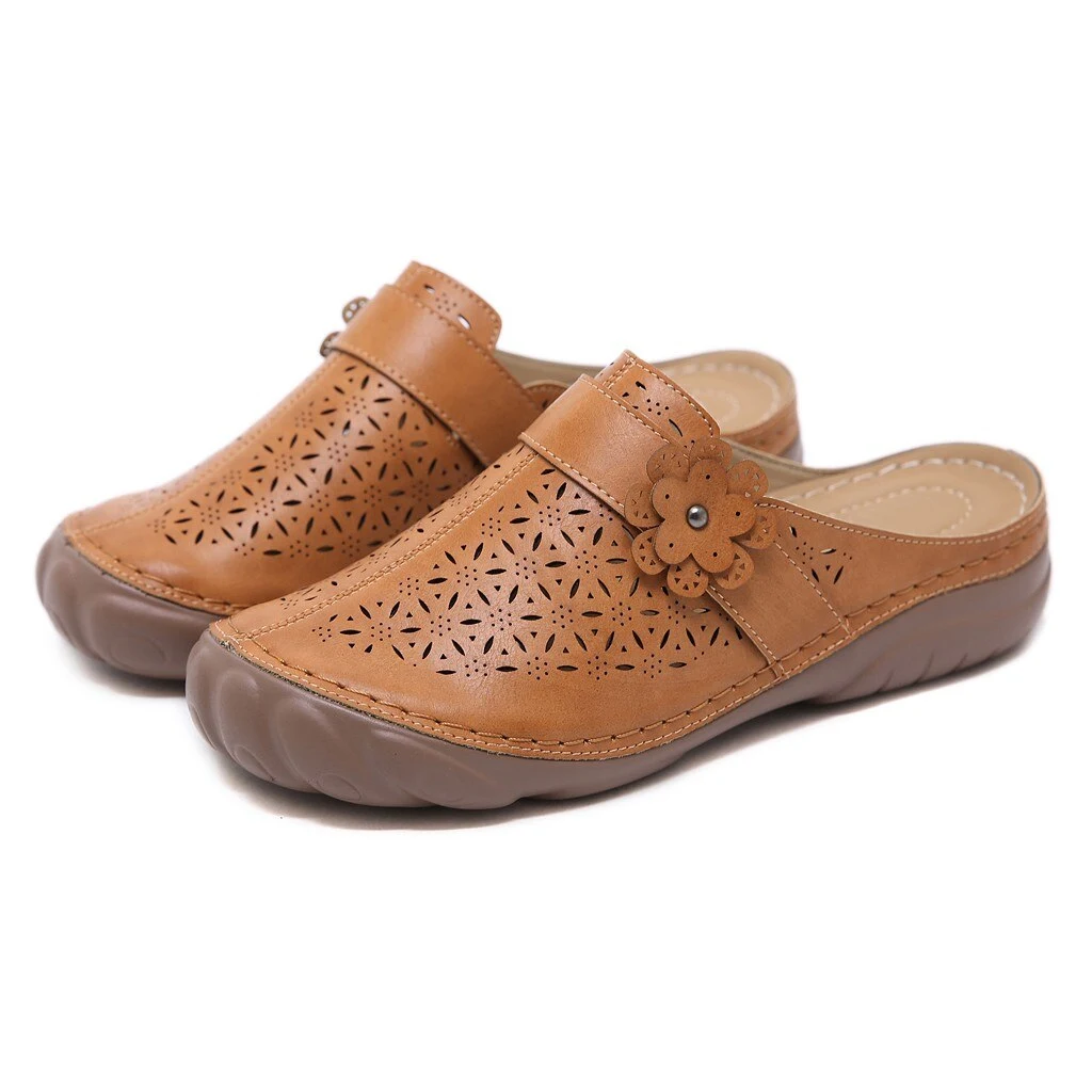 Title 31, Openwork embroidered platform sandals, offering...