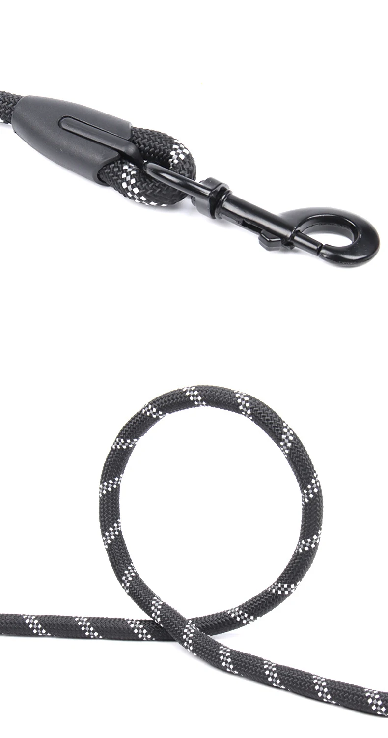Title 2, Reflective Multi-color Dog Leash Medium and Lar...