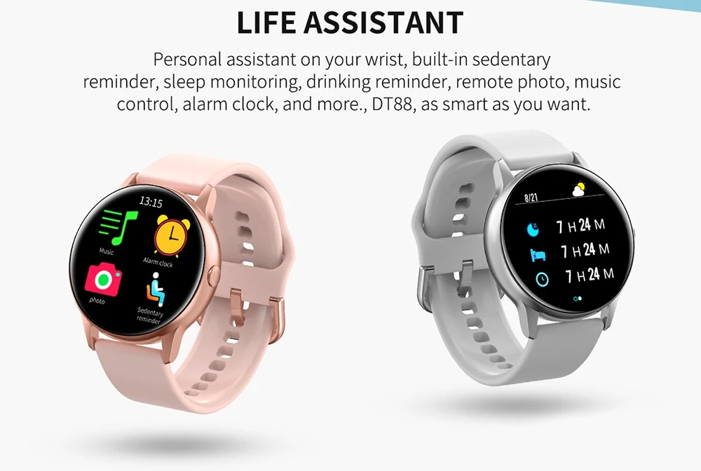 Title 6, DT88 smart bracelet for an active lifestyle. Mo...