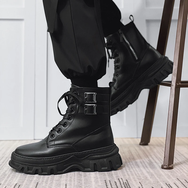 Title 9, Botas Martin masculinas estilo britânico, perfe...