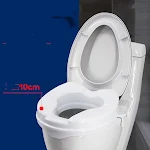 Toilet booster with armrests for elderly, pregnant women, and disabled individuals. Provides support, safety, and ease o — photo 6