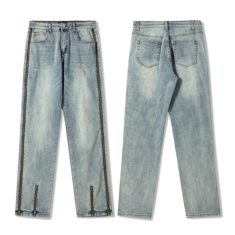 Personalized Washed Worn Jeans for Men — photo 7