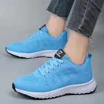 Plus Size Spring and Autumn Fly-kit Mesh Women's Shoes – Comfortable, breathable footwear. Perfect for daily wear and wa — photo 2