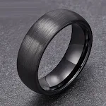 Anel de cerâmica moderno para homens, joia trendy e durável. Perfeito para uso diário, adiciona estilo e sofisticação ao visual. — foto 14