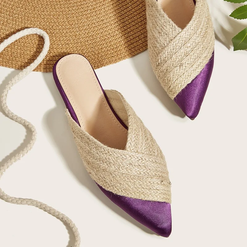 Women's Half Slippers for Daily Wear with Toe Cap, All-match Design, Hemp Rope Sole, Comfortable Sandals for Everyday Us — photo 12