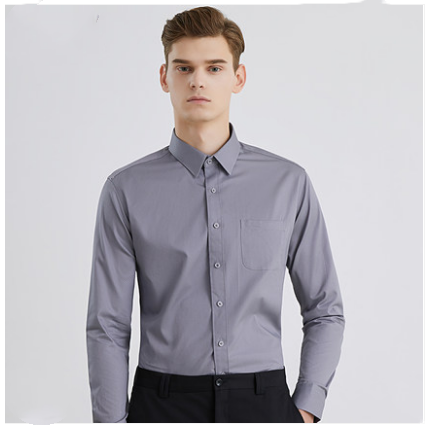 Title 8, Camisa Branca Masculina Manga Longa Sem Ferro T...