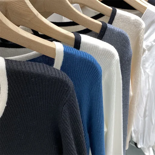 Title 19, Cardigan donna in maglia morbida cerata con dop...