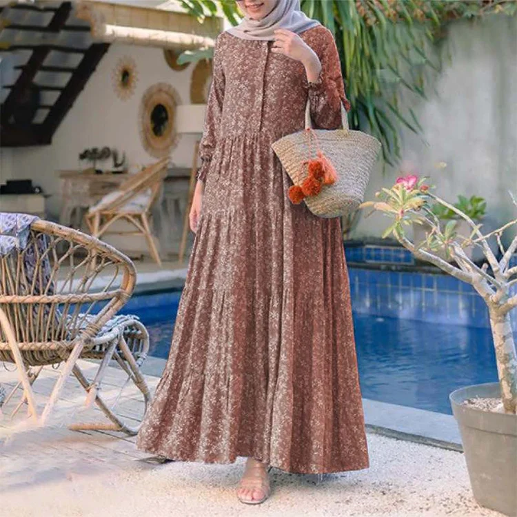 Title 9, Womens Strap Type Round Neck Swing Dress