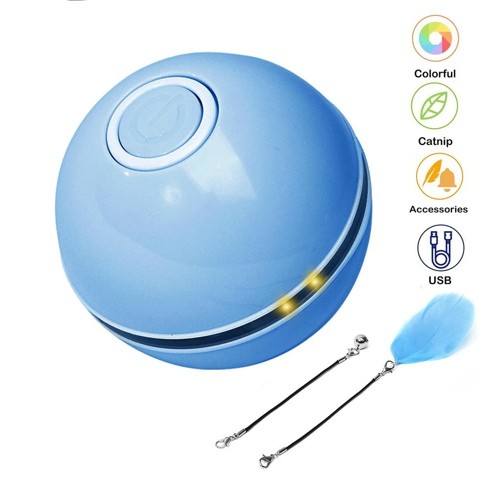 Title 12, LED Laser Electronic Rolling Pet Funny Cat Toy ...