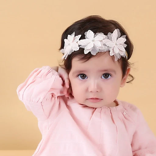Title 4, Baby bloemen haarband, schattig en zacht, ideaa...