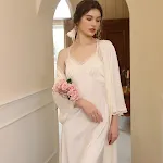 Conjunto de loungewear halter de encaje sencillo para mujer, perfecto para relajarse con estilo y comodidad, ideal para casa. — foto 1
