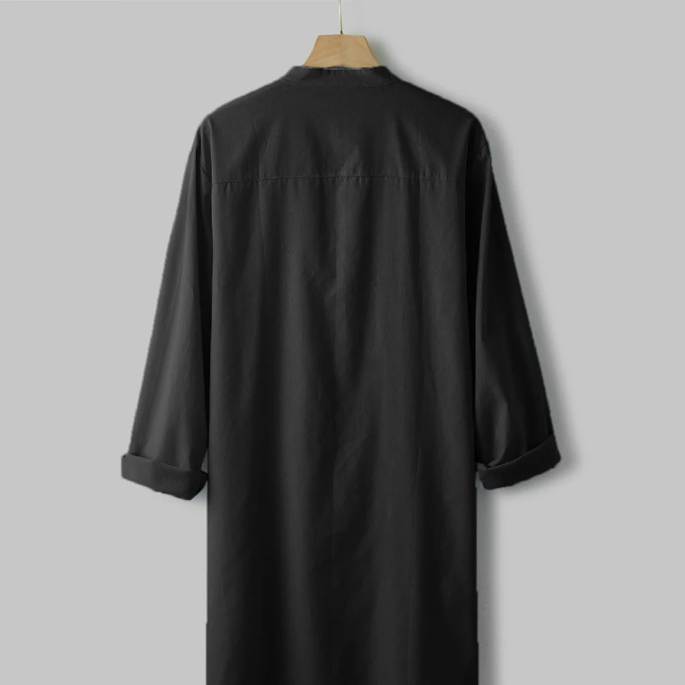 Cardigã Masculino de Linho Novo Moda Verão Leve e Respirável Jaqueta Casual Elegante Ideal para um Visual Fresco e Confortável — foto 2