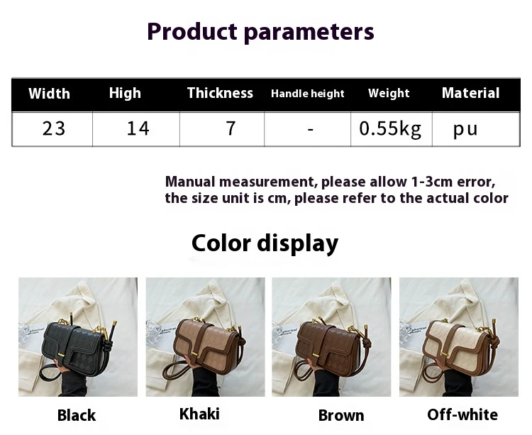 Bolsa pequena de diamante feminina, nova moda, ombro sob o braço, estilo ocidental de alta qualidade. Elegância e praticidade. — foto 27