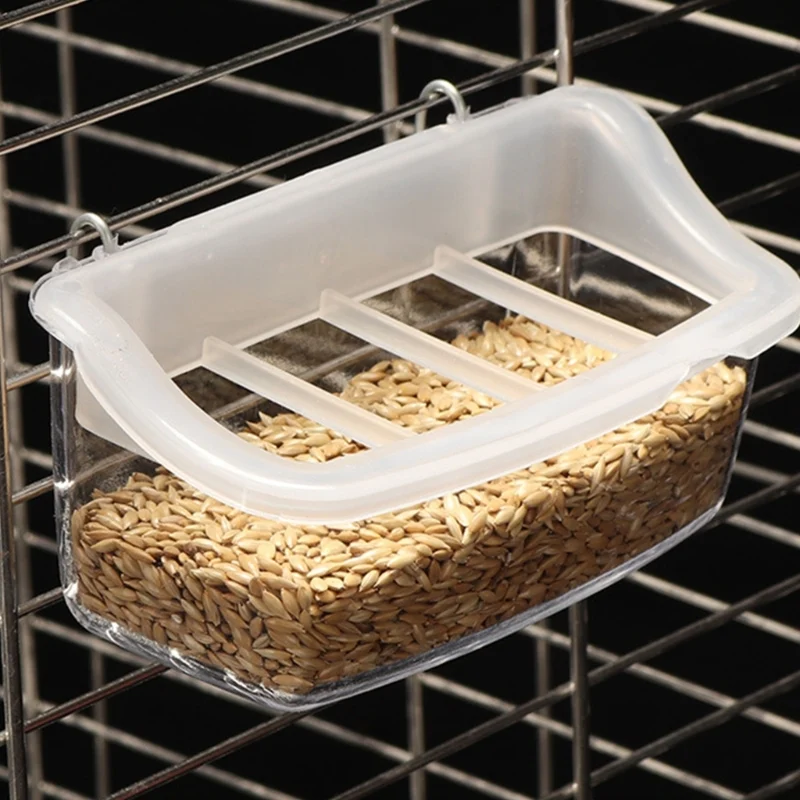 Title 9, Birdcage Feeder Antisplash Parrots Feeding Bowl...