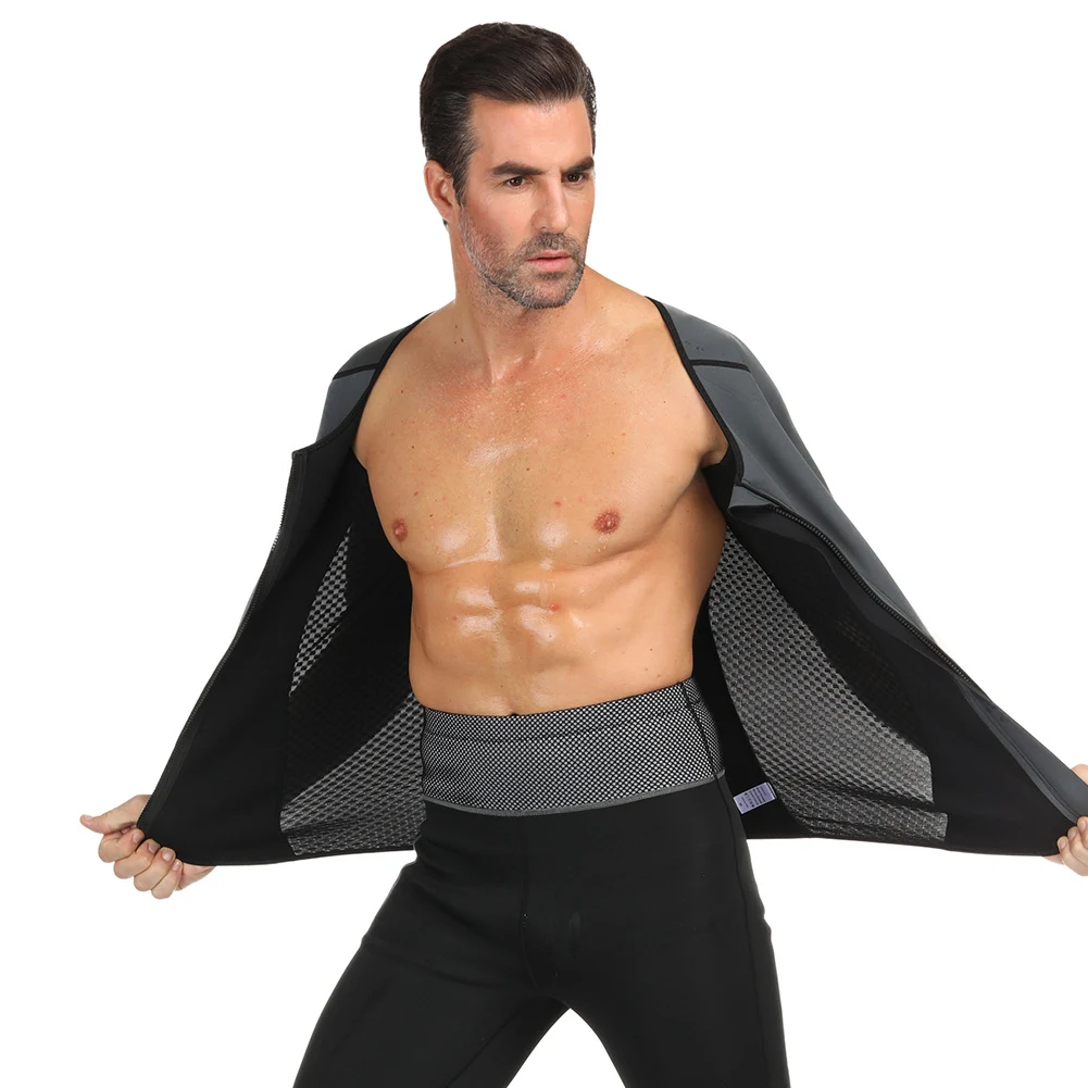 Colete esportivo de fitness para suor potencializa a queima de gordura no treino. Roupas fitness para exercícios e emagrecimento eficaz. — foto 5