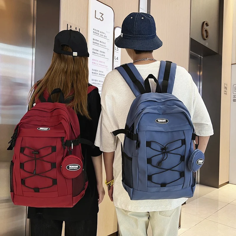 Mochila Casual de Moda Masculina e Feminina de Grande Capacidade, Perfeita para o Dia a Dia, Viagens e Trabalho. Conforto e Estilo. — foto 8