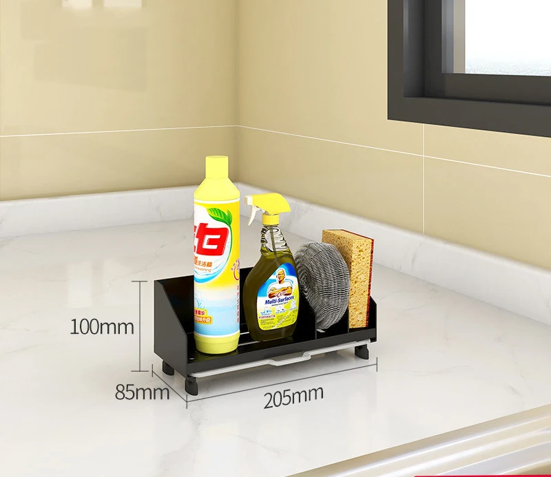 Title 3, Nonslip Kitchen Sink Caddy Organizer for Sponge...