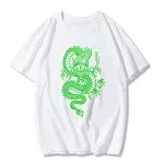 Camiseta de Verão com Estampa de Dragão Chinês, Manga Curta, Personalidade Trendy, para um Visual Novo e Moderno — foto 7