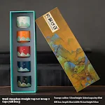 Ceramic Fambe Landscape Teacup Set Experience tranquility with every sip. Unique design for relaxing tea moments and add — photo 1