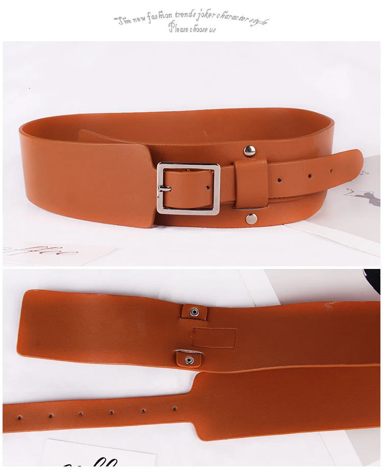 Title 6, Womens Belt Wide Decorative Waist Pin Buckle F...