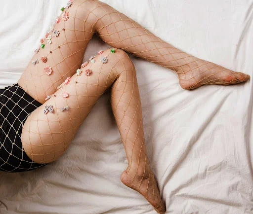Title 1, Hot Diamond Jumpsuit Mesh Socks