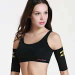 1 Par de Mangas Moldeadoras Reductoras de Brazos para Mujer Sauna Adelgazamiento Control Shapewear, Elevación y Modelado de Brazos, Top — foto 3