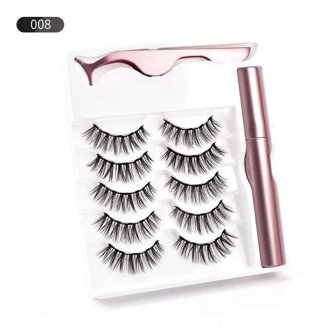 Magnetische Eyeliner-Wimpern für einen mühelosen, verführerischen Blick. Einfache Anwendung, wiederverwendbar, kein Kleber notwendig. — foto 10