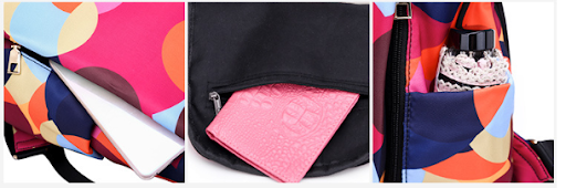 Title 2, Mochila femenina coreana multifuncional antirro...