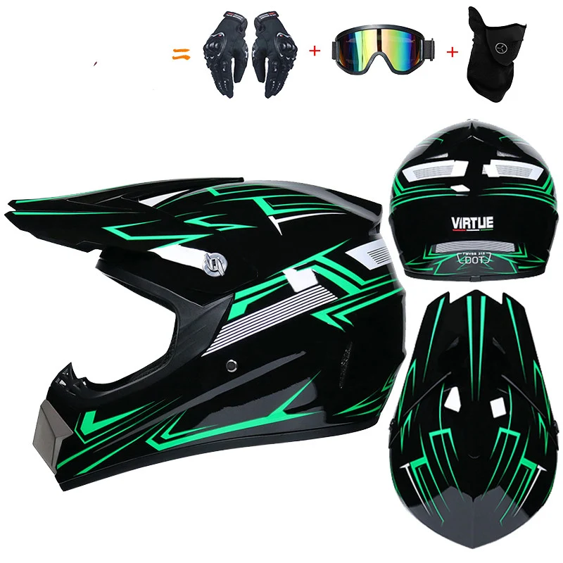 Full Cover Four Seasons Off-road Helmet Racing Downhill Cap Kart. Ultimate protection and performance for all-weather of — photo 6