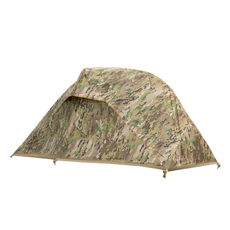 Single Soldier Tent Outdoor Camping Rainproof Sun Protection Camouflage – Perfect for solo camping, provides shelter and — photo 21