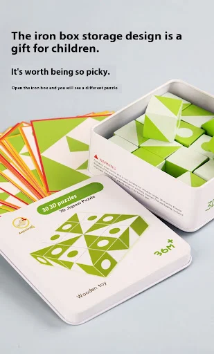 Title 1, 3D Puzzle with Versatile Puzzle Blocks. Build u...