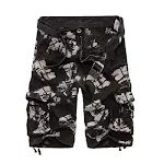 Multi-Pocket Camouflage Dungarees Belted Cargo Shorts offer ample storage and comfort for work, outdoor adventures and e — photo 10