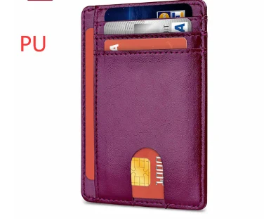 Leather Card Holder Men Foreign Trade RFID Anti-theft Swiping European and American Card Holder Male Amazon Hot — photo 14