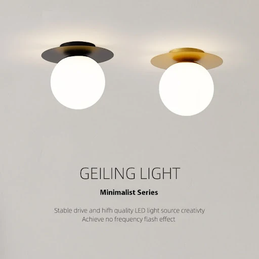 Title 2, Corridor Minimalist Ouyang Tai Ceiling Light, m...