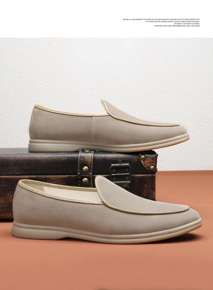 Title 11, Herren Business Flache Schuhe mit Weicher Sohle...