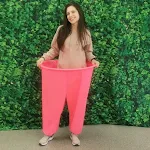 Grandma Pants Quintal Receber Jogo da Bola. Calças confortáveis para brincar ao ar livre. Desfrute do jogo com estilo e liberdade. — foto 2