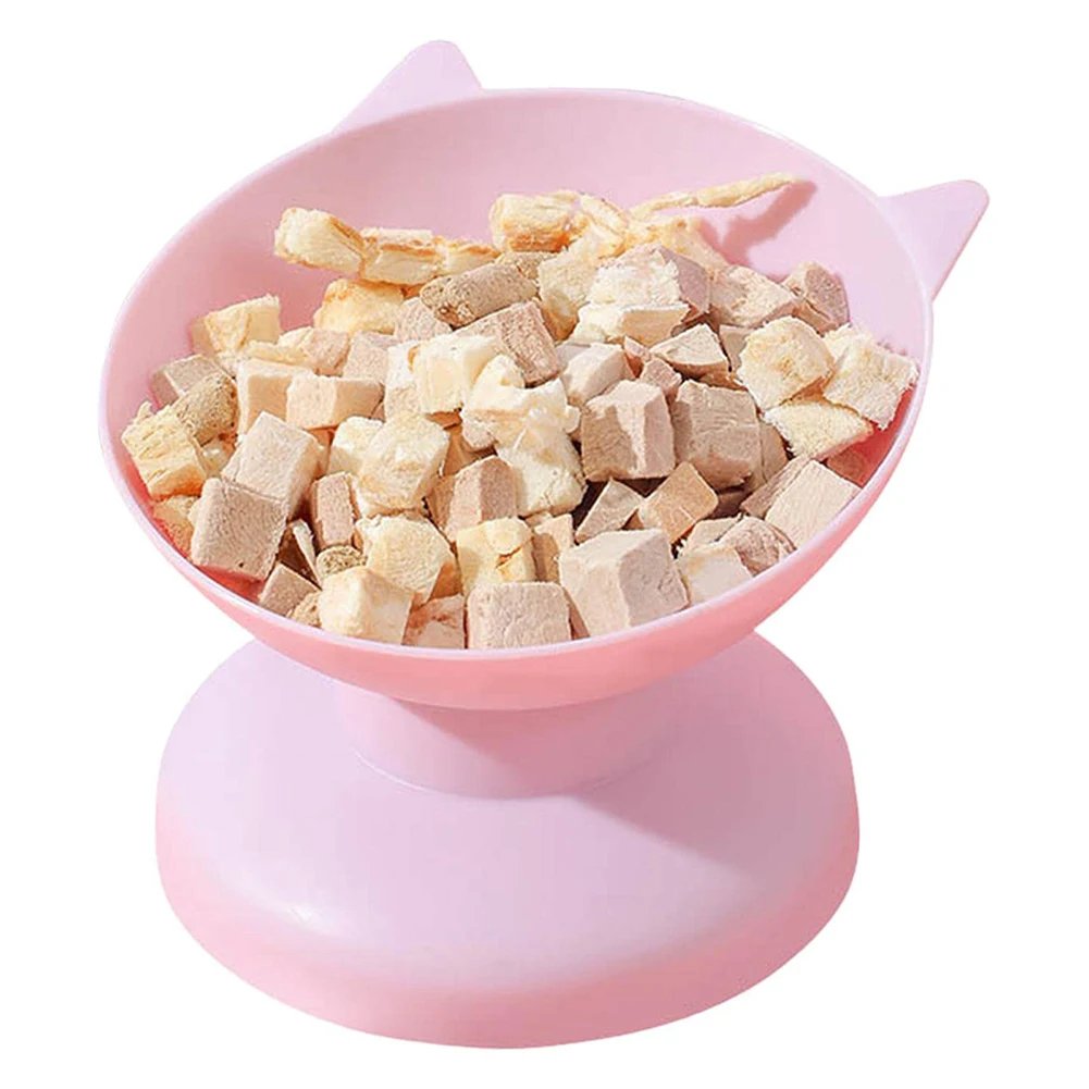 Title 1, Tilted Elevated Cat Bowl Plastic Cat Dog Bowl D...