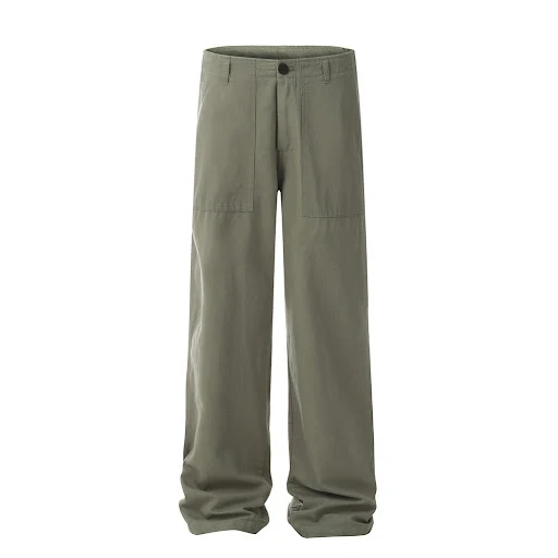 Title 8, American Retro Straight Cargo Pants for Men. Cl...