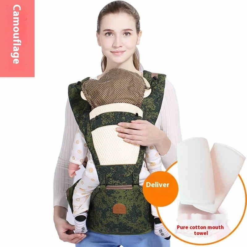 Baby Carrier Front Hugging Four Season Multifunctional Waist Stool Ergonomic and Comfortable for Parent and Child — photo 5