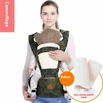 Baby Carrier Front Hugging Four Season Multifunctional Waist Stool Ergonomic and Comfortable for Parent and Child — photo 5