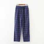 Navy blue check