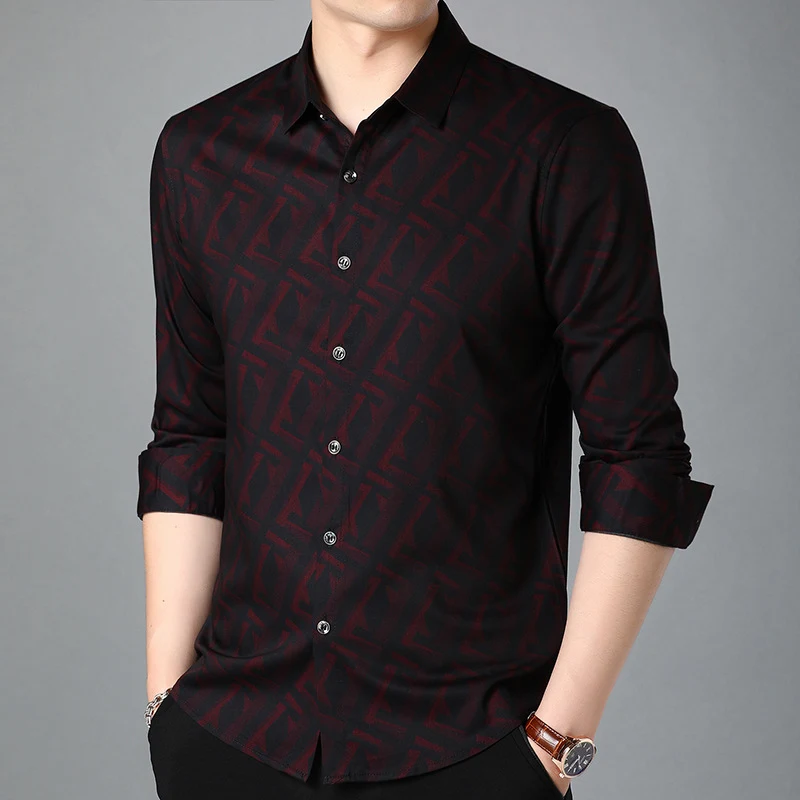 Men's Long Sleeve Shirt New Men's Shirt Men's Top Comfortable and stylish shirt for everyday wear High quality men's shi — photo 2