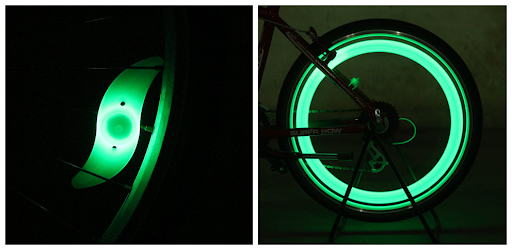 Title 4, Lâmpada de raios para bicicleta LED, à prova d...