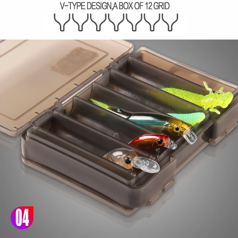 Caixa Luya para Iscas de Pesca Dupla Face Micro-objetos Organize e Proteja suas Minúsculas Iscas com Esta Caixa Prática e Resistente. — foto 10
