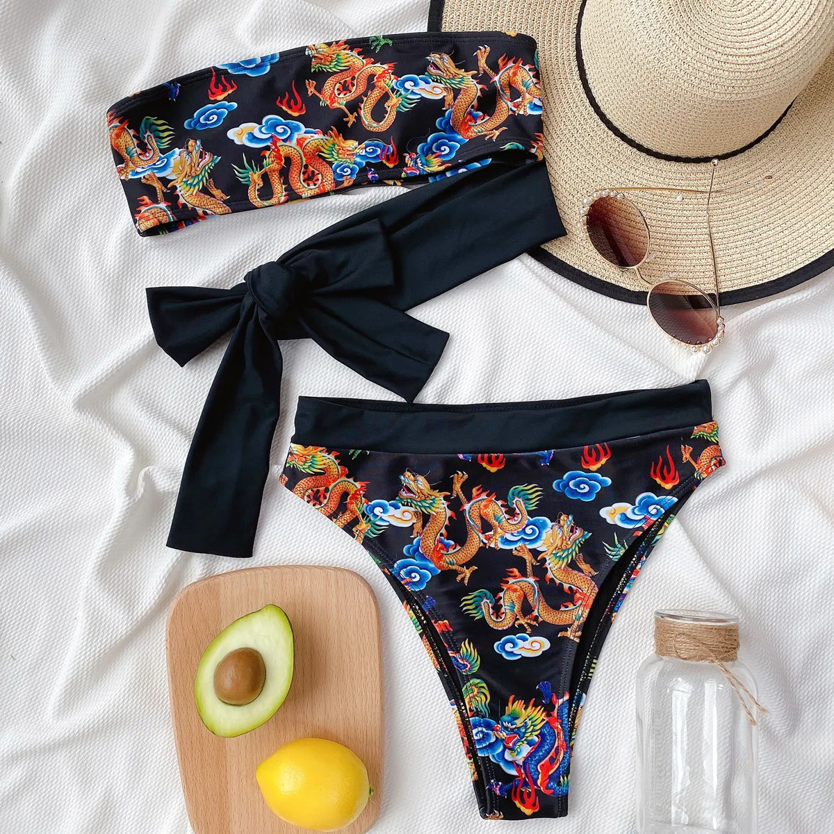 Title 3, Dragon Swimsuit Bikini Uitverkoop. Nieuwe dames...